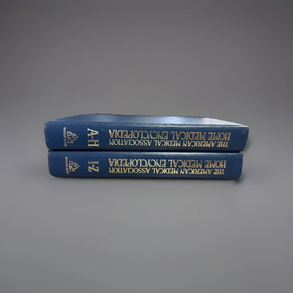 AMA Home Medical Encyclopedia 2-Volume Hardcover Set 1989 Random House Clayman